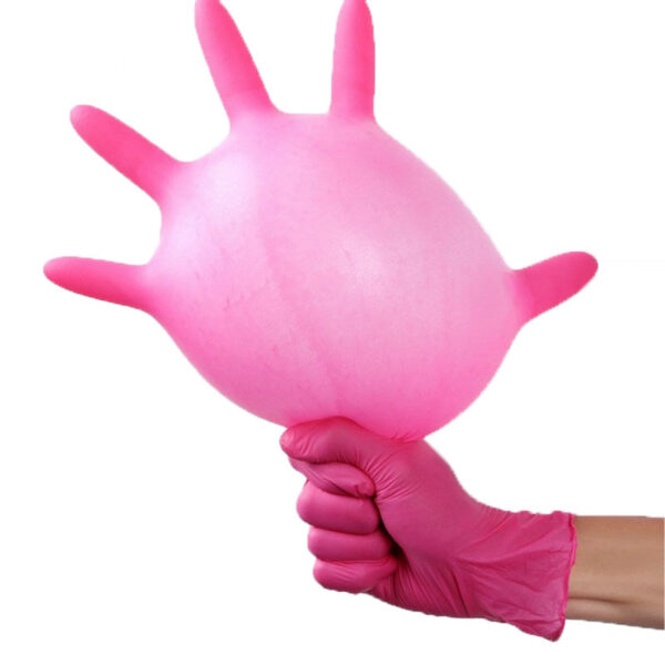 Disposable rubber latex household cleaning gloves - Image 3