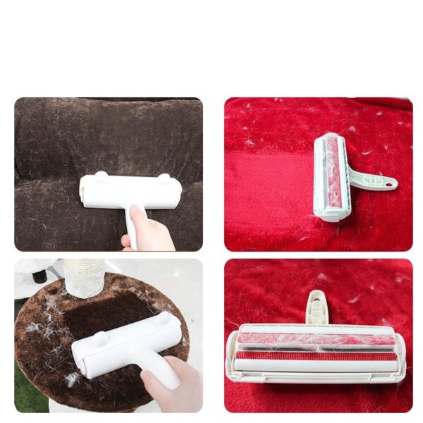 2-Way Pet Hair Remover Roller Lint Remove Brush Dog Cat Hair Clothes Carpet Cleaning Brush Fuzz Shaver - Image 8