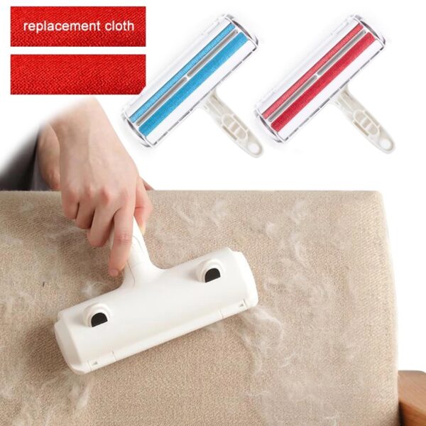 2-Way Pet Hair Remover Roller Lint Remove Brush Dog Cat Hair Clothes Carpet Cleaning Brush Fuzz Shaver - Image 2