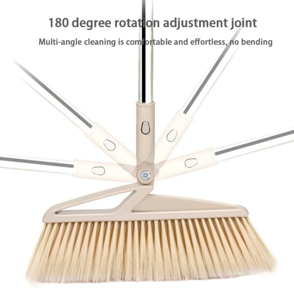 Household windproof plastic broom and dustpan set - Image 2