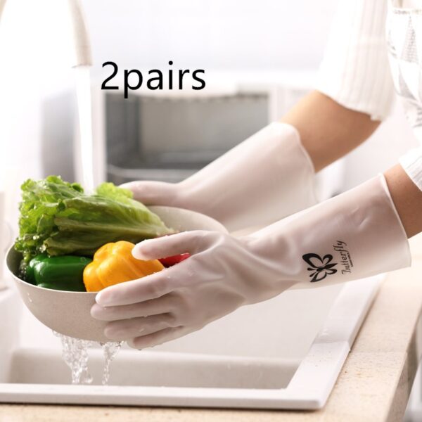 2 pairs of housework dishwashing gloves - Image 6