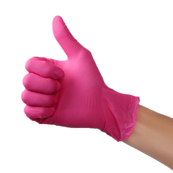 Disposable rubber latex household cleaning gloves - Image 2