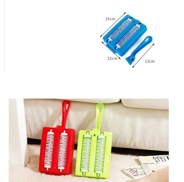 Double Roller Sofa Dusting Brush Home Ladle Carpet Cleaning - Image 4