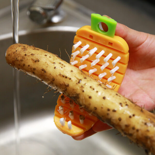 Cleaning Brush Bendable Fruit And Vegetable Cleaning Brush - Image 3