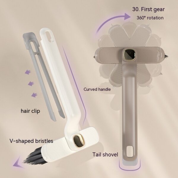 Multi-Function Rotating Crevice Cleaning Brush Kitchen Toilet Tile Joints Dead Angle Crevice Gap Cleaner Brush For Shower Floor - Image 4