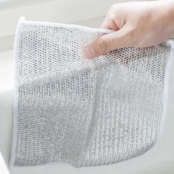 Cleaning Cloth Grid Oil-free Rag Kitchen Stove Dish Washing Pot Cleaning Cloth - Image 6