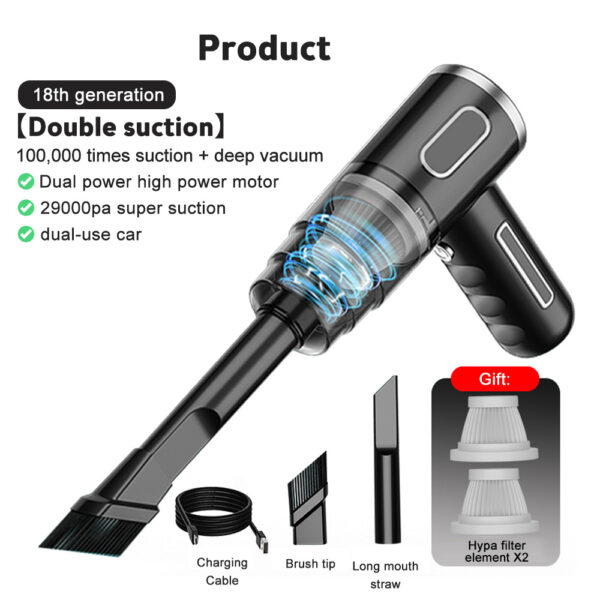Home Handheld Portable Car Vacuum Cleaner - Image 8