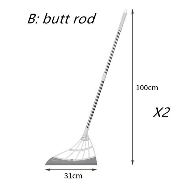 Detachable Mop Without Leaving Marks Floor Wiper Bathroom Household Cleaning Tools - Image 6
