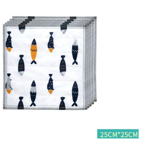 Dish Cloth Kitchen Housework Cleaning Supplies Water Absorbing - Image 5