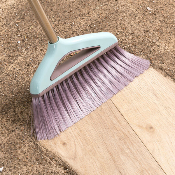 Household Cleaning Tool With Broom And Dustpan Set With Scraping Teeth - Image 2