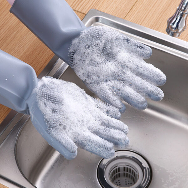 Silicone Dishwashing Magic Gloves - Image 3