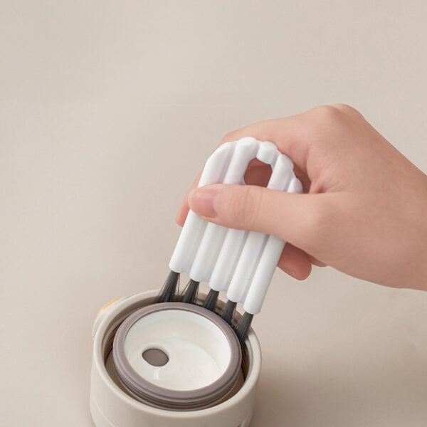 Bendable Cup Cover Brush Kitchen Household Groove Gap Cleaning - Image 2